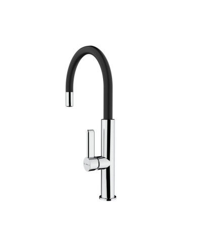 TEKA MISTURADORA MONOCOMANDO CANO ALTO CROMO/PRETO TEKA MISTURADORA MONOCOMANDO CANO ALTO CROMO/PRETO