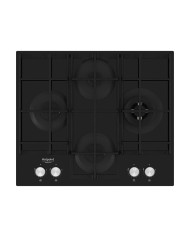 HOTPOINT PLACA 60CM CRISTALGAS VIDRO PRETO