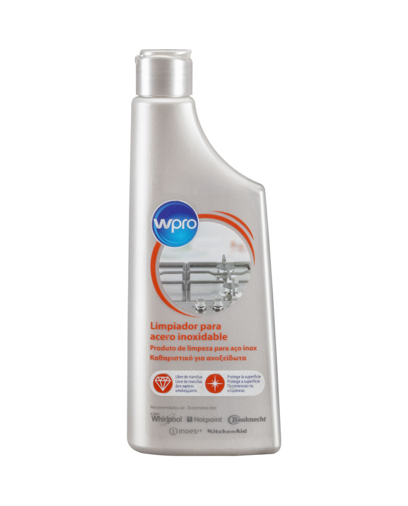 WPRO CREME DE LIMPEZA PARA AÇO INOX 250ML