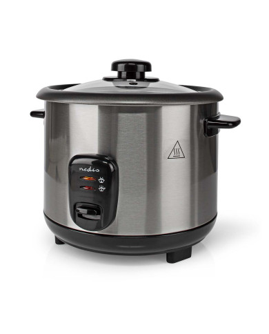 NEDIS PANELA COZER ARROZ CAPACIDADE 1,5LT 500W INOX NEDIS PANELA COZER ARROZ CAPACIDADE 1,5LT 500W INOX