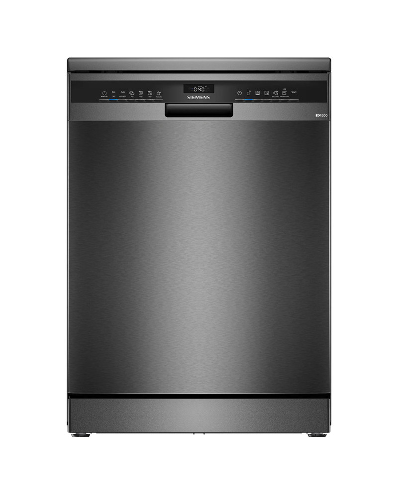 SIEMENS MAQUINA LOUÇA 6 PROG 14TALHERES BLACK/INOX (B)