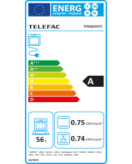 TELEFAC FOGAO VITRO 855X600X630 6F INOX (A) TELEFAC FOGAO VITRO 855X600X630 6F INOX (A)
