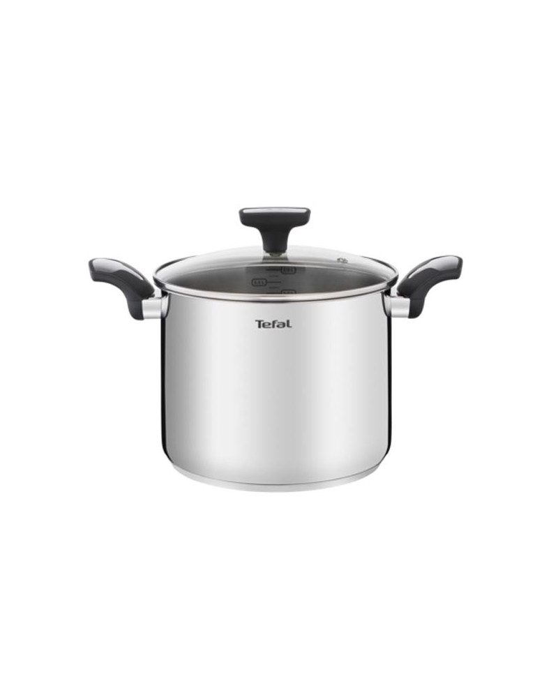 TEFAL PANELA EMOTION INDUÇAO 22CM 6,2LT +TAMPA VIDRO