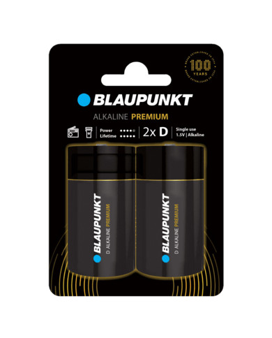 BLAUPUNKT PILHAS ALKALINE PREMIUM 2XD BLAUPUNKT PILHAS ALKALINE PREMIUM 2XD