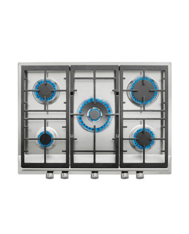 TEKA PLACA 5 GAS 70CMS GAS BUT C/ INJ.P/ GAS NAT INOX TEKA PLACA 5 GAS 70CMS GAS BUT C/ INJ.P/ GAS NAT INOX