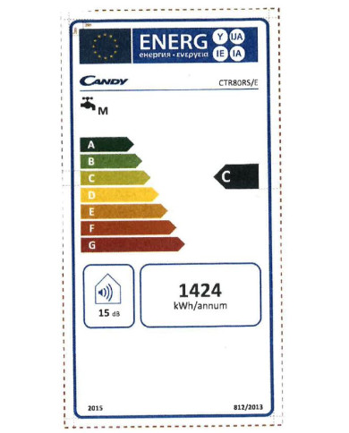 CANDY TERMOACUMULADOR 80LT VERTICAL C CANDY TERMOACUMULADOR 80LT VERTICAL C