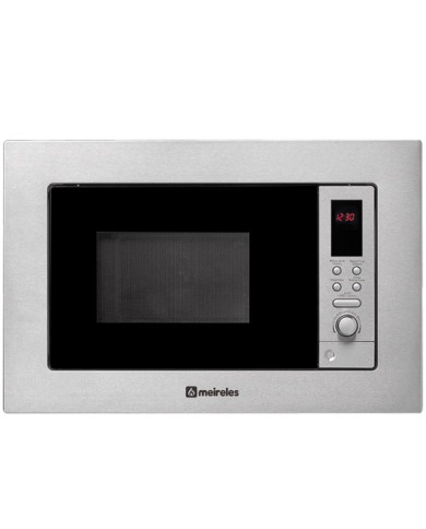 MEIRELES MICROONDAS INTEG 20LT 800W GRILL 1000W INOX MEIRELES MICROONDAS INTEG 20LT 800W GRILL 1000W INOX