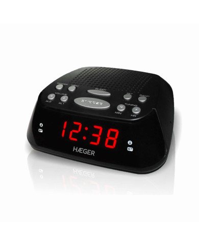 HAEGER RADIO RELOGIO DESPERTADOR LIGAÇAO CORRENTE OU PILHAS HAEGER RADIO RELOGIO DESPERTADOR LIGAÇAO CORRENTE OU PILHAS
