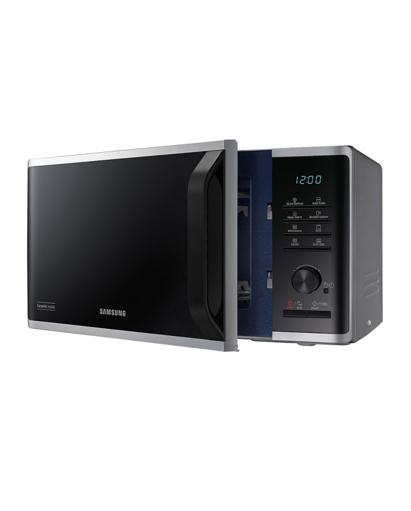 SAMSUNG MICROONDAS 23LT 800W GRILL 1100W DIGITAL PRATEADO