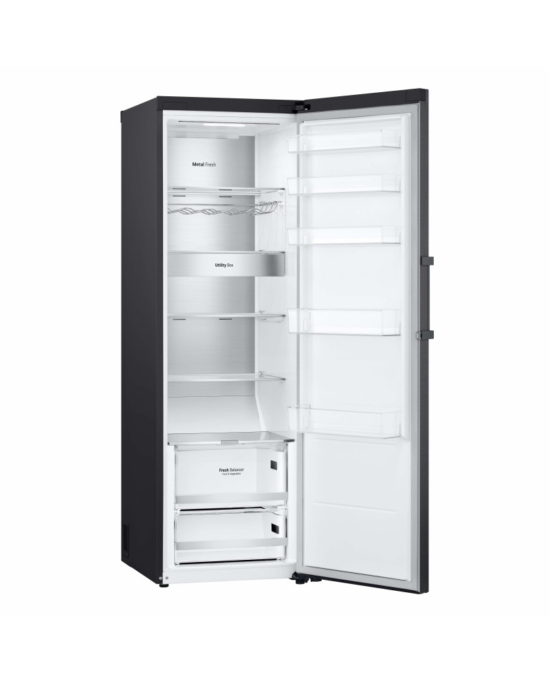 LG FRIGORIFICO 1PT 1860X595X707 386LT NF MATTE BLACK (D)