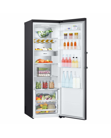 LG FRIGORIFICO 1PT 1860X595X707 386LT NF MATTE BLACK (D)