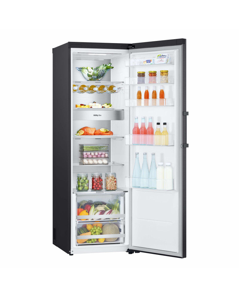 LG FRIGORIFICO 1PT 1860X595X707 386LT NF MATTE BLACK (D)