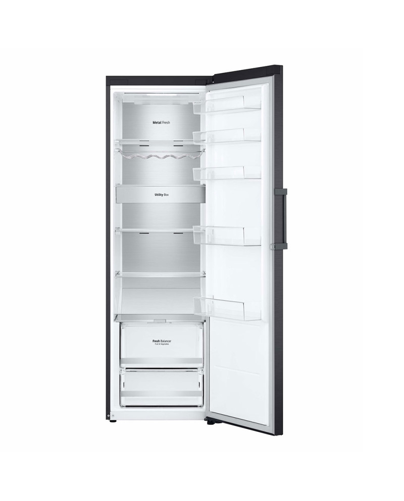 LG FRIGORIFICO 1PT 1860X595X707 386LT NF MATTE BLACK (D)