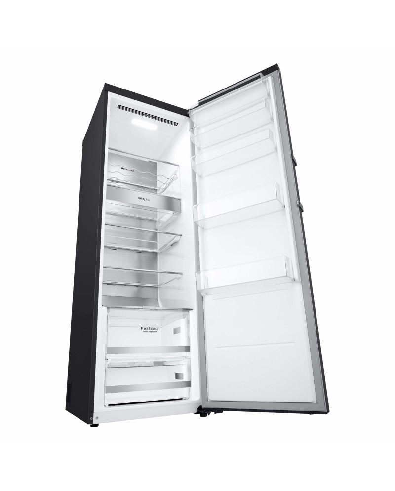 LG FRIGORIFICO 1PT 1860X595X707 386LT NF MATTE BLACK (D)