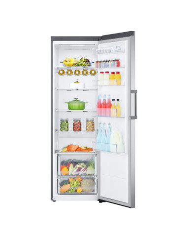 LG FRIGORIFICO 1PT 1860X595X707 386LT NF CINZA (E) LG FRIGORIFICO 1PT 1860X595X707 386LT NF CINZA (E)