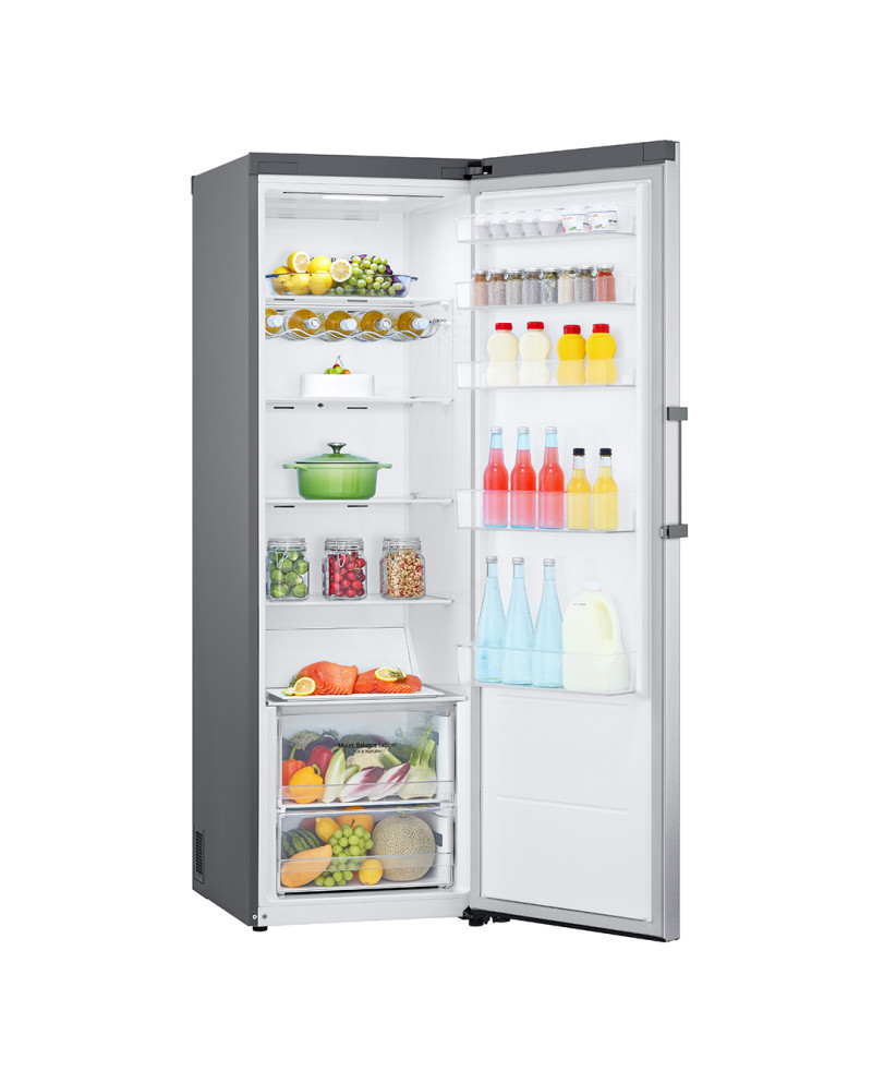 LG FRIGORIFICO 1PT 1860X595X707 386LT NF CINZA (E)