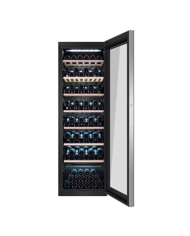HAIER CAVE VINHO 171 GARRAFAS 185x59,5x63,9CM (G) HAIER CAVE VINHO 171 GARRAFAS 185x59,5x63,9CM (G)