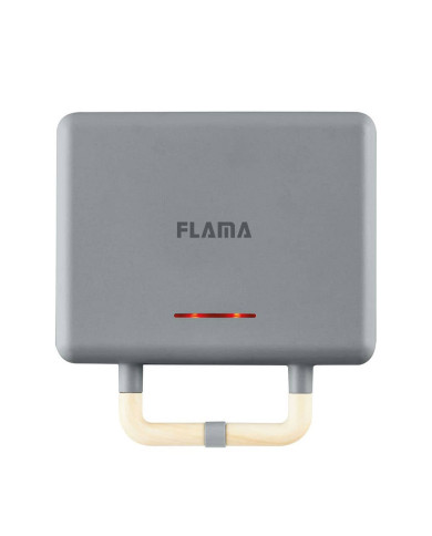 FLAMA SANDWICHEIRA PLACAS GRILL 800W CINZA FLAMA SANDWICHEIRA PLACAS GRILL 800W CINZA