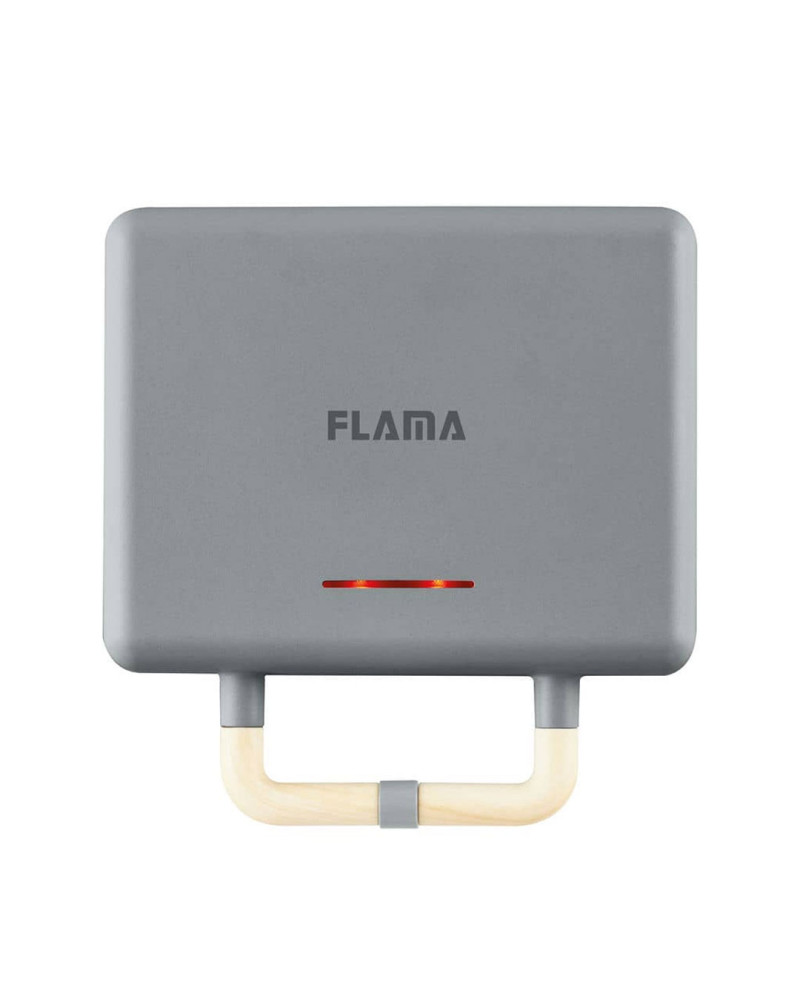 FLAMA SANDWICHEIRA PLACAS GRILL 800W CINZA
