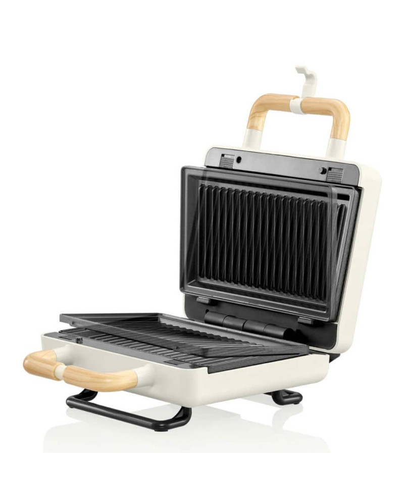FLAMA SANDWICHEIRA PLACAS GRILL 800W BRANCA FLAMA SANDWICHEIRA PLACAS GRILL 800W BRANCA