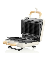 FLAMA SANDWICHEIRA PLACAS GRILL 800W BRANCA FLAMA SANDWICHEIRA PLACAS GRILL 800W BRANCA