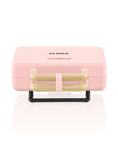 FLAMA SANDWICHEIRA PLACAS GRILL 800W ROSA FLAMA SANDWICHEIRA PLACAS GRILL 800W ROSA