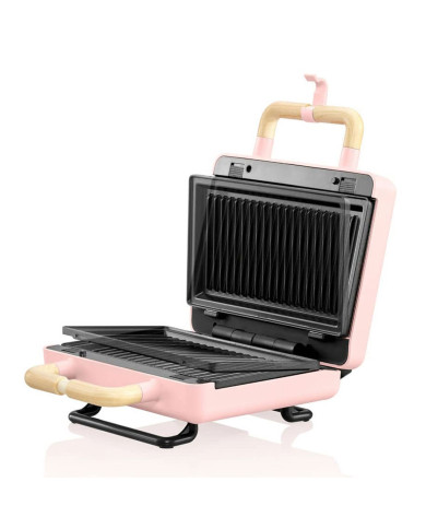 FLAMA SANDWICHEIRA PLACAS GRILL 800W ROSA FLAMA SANDWICHEIRA PLACAS GRILL 800W ROSA