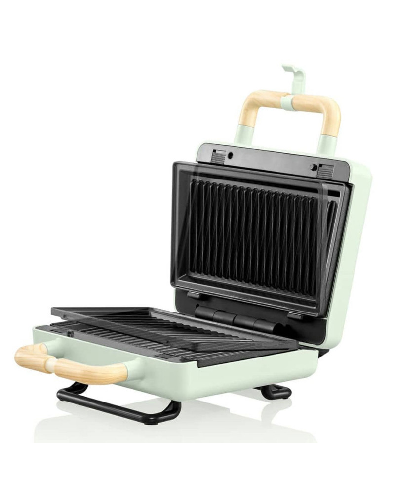 FLAMA SANDWICHEIRA PLACAS GRILL 800W VERDE FLAMA SANDWICHEIRA PLACAS GRILL 800W VERDE