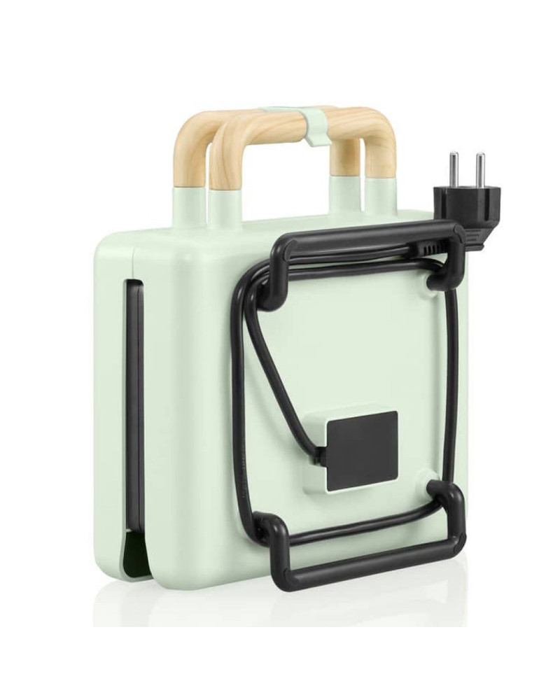 FLAMA SANDWICHEIRA PLACAS GRILL 800W VERDE FLAMA SANDWICHEIRA PLACAS GRILL 800W VERDE