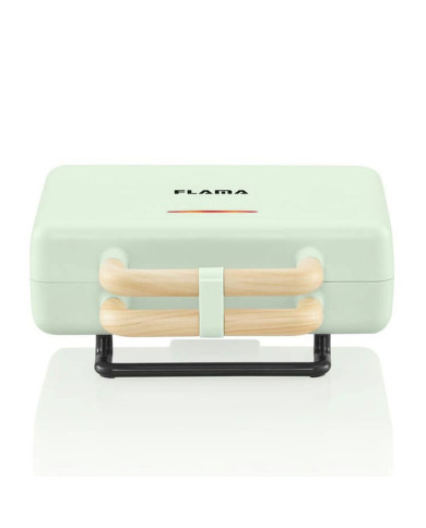 FLAMA SANDWICHEIRA PLACAS GRILL 800W VERDE FLAMA SANDWICHEIRA PLACAS GRILL 800W VERDE