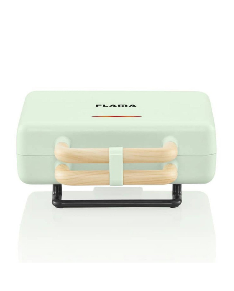FLAMA SANDWICHEIRA PLACAS GRILL 800W VERDE FLAMA SANDWICHEIRA PLACAS GRILL 800W VERDE