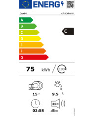CANDY MAQUINA LOUÇA 8PROG 13TALHERES BRANCA (C)