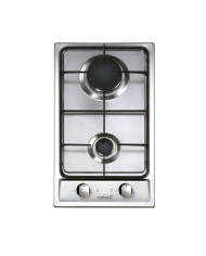CATA PLACA DOMINO GAS NAT.C/ INJET GAS BUT 30CM INOX