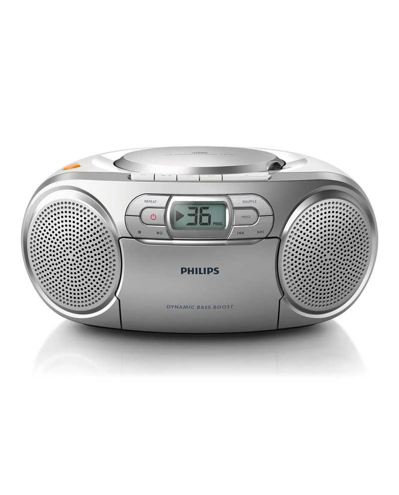 PHILIPS RADIO PORTATIL CD CD-R CD-RW FM LEITOR CASSETE CINZA PHILIPS RADIO PORTATIL CD CD-R CD-RW FM LEITOR CASSETE CINZA
