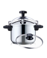 HAEGER PANELA PRESSAO COOKER PLUS 4LTS INOX TAMPA VIDRO HAEGER PANELA PRESSAO COOKER PLUS 4LTS INOX TAMPA VIDRO