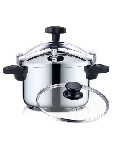 HAEGER PANELA PRESSAO COOKER PLUS 8LTS INOX TAMPA VIDRO HAEGER PANELA PRESSAO COOKER PLUS 8LTS INOX TAMPA VIDRO