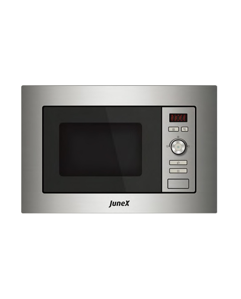 JUNEX MICROONDAS INTEG 20LT 800W GRILL1000W INOX JUNEX MICROONDAS INTEG 20LT 800W GRILL1000W INOX