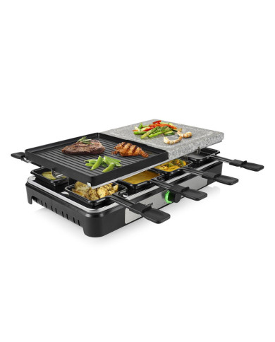 TRISTAR RACLETTE PEDRA 1400W 8PES 21X23CM TRISTAR RACLETTE PEDRA 1400W 8PES 21X23CM