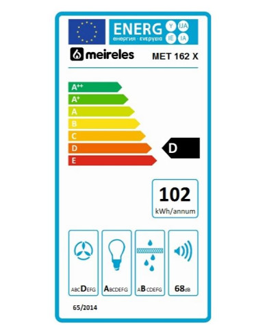 MEIRELES EXAUSTOR 60CM MAX 355M3/H INOX D MEIRELES EXAUSTOR 60CM MAX 355M3/H INOX D