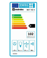 MEIRELES EXAUSTOR 60CM MAX 355M3/H INOX D