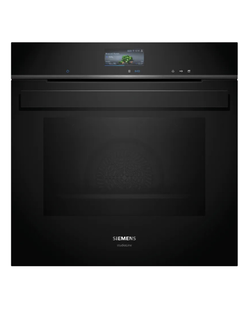 SIEMENS FORNO MULTIFUNÇOES FULLSTEAM 71LT VIDRO PRETO A+