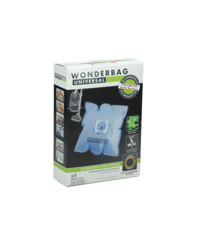 WONDERBAG SACO UNIVERSAL PERFUMADOS CX 5 SACOS CAPAC ATÉ 7LT WONDERBAG SACO UNIVERSAL PERFUMADOS CX 5 SACOS CAPAC ATÉ 7LT