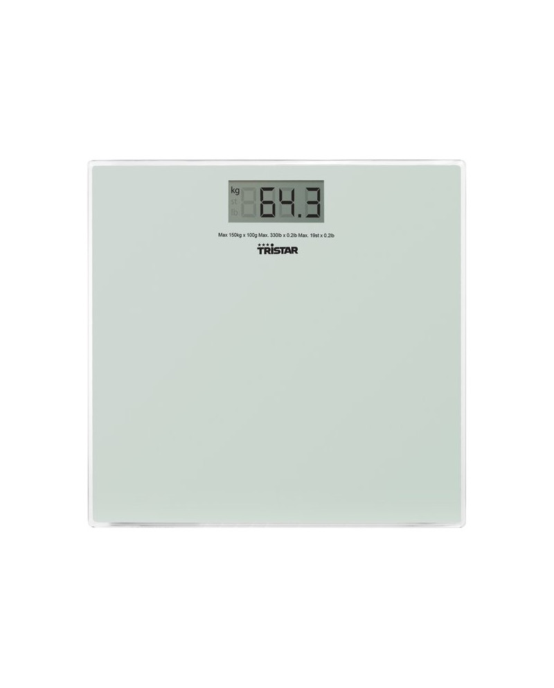 TRISTAR BALANÇA WC VIDRO ULTRA FINO DISPLAY LCD MAX 150KG