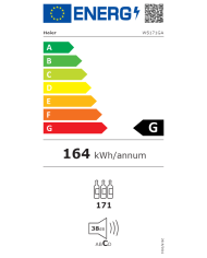 HAIER CAVE VINHO 171 GARRAFAS 185x59,5x63,9CM (G)