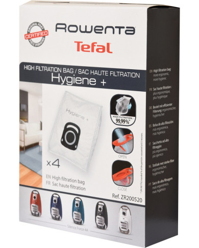 ROWENTA SACOS ASPIRADOR HYGIENE ATE 4,5LT P/GAMA ROWENTA SACOS ASPIRADOR HYGIENE ATE 4,5LT P/GAMA