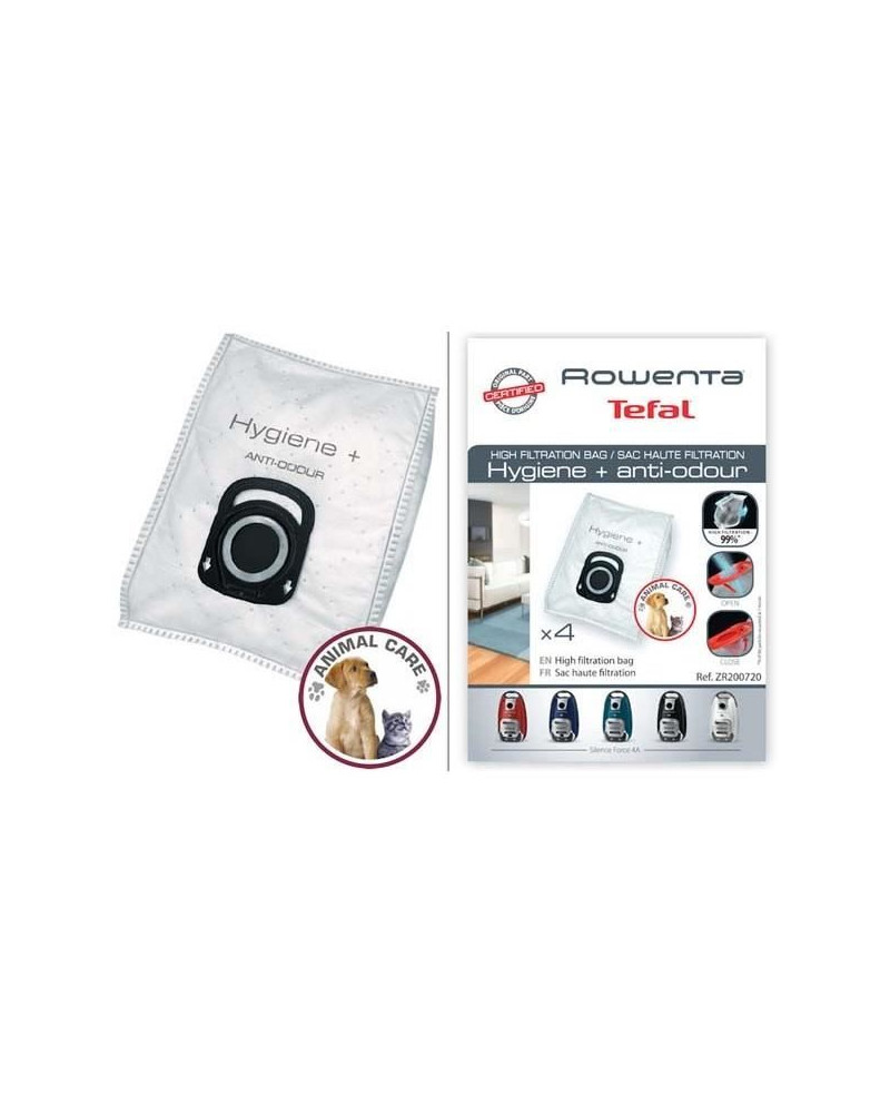 ROWENTA SACOS ASPIRADOR HYGIENE ANTIODOR ATE 4,5LT P/GAMA