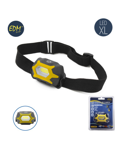 EDM LANTERNA FRONTAL 1LED 110L 10M ALCANCE EDM LANTERNA FRONTAL 1LED 110L 10M ALCANCE