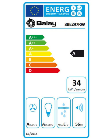 BALAY EXAUSTOR TETO 90CM 798M3/H BRANCO A