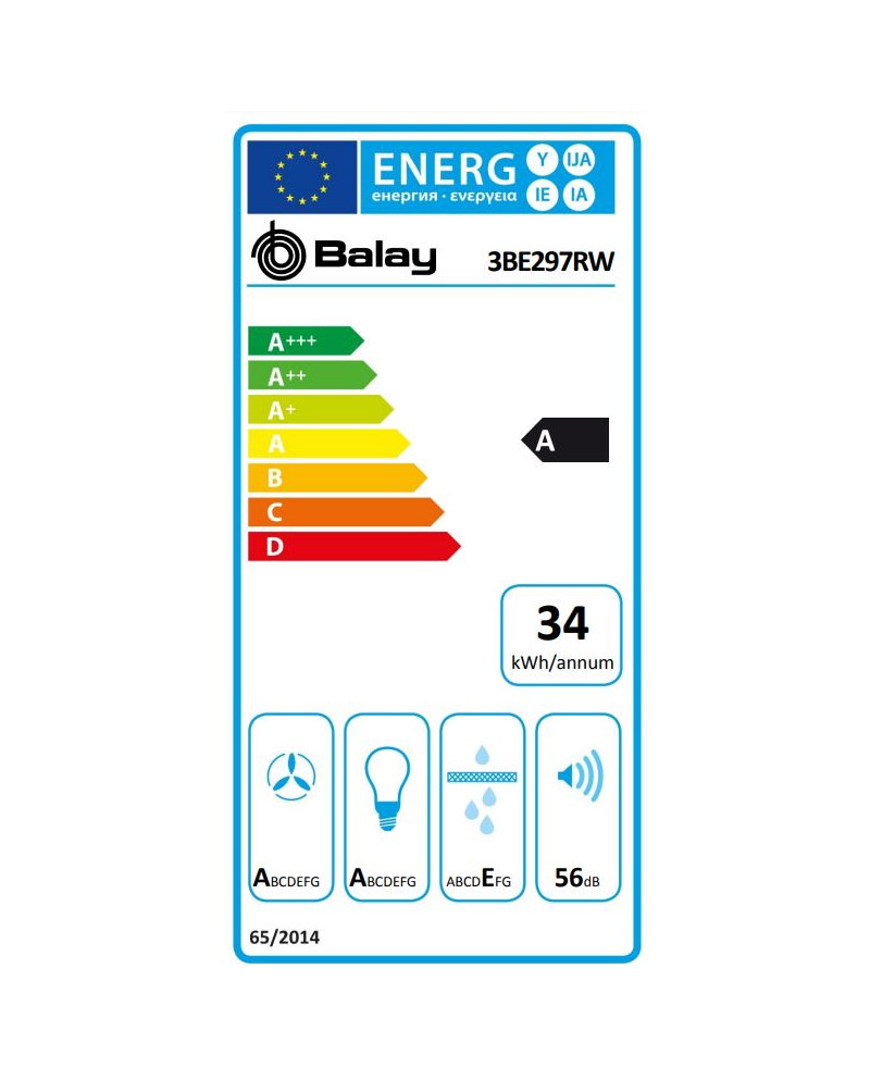 BALAY EXAUSTOR TETO 90CM 798M3/H BRANCO A