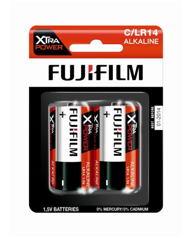 FUJIFILM PILHAS ALKALINE XTRA POWER C/LR14 BL2 FUJIFILM PILHAS ALKALINE XTRA POWER C/LR14 BL2